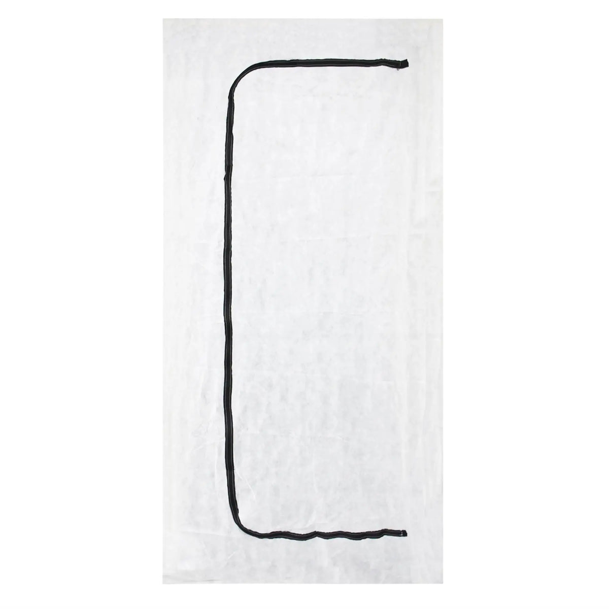 Rollingdog Plastic Dust Barrier Zip Door 1.2 x 2.2m 09672  White Rose Tools