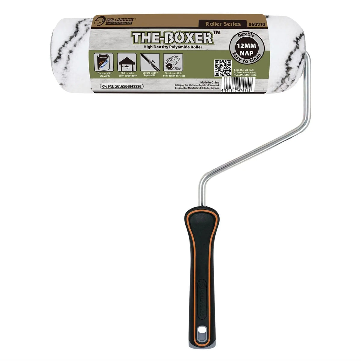 Rollingdog THE-BOXER™ High-Density Polyamide Paint Roller 9"/230mm 08596  White Rose Tools