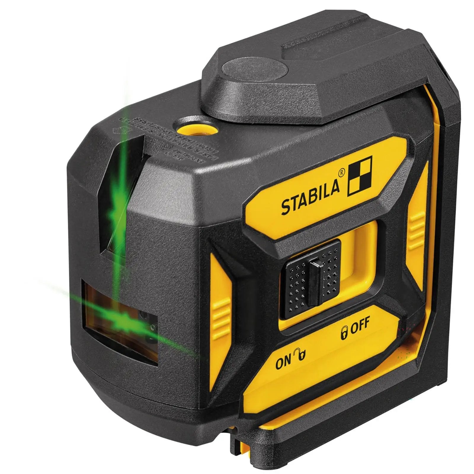 STABILA LAX 320 G Cross Line Plus Plumb Point Laser Level Self Levelling 19987  White Rose Tools