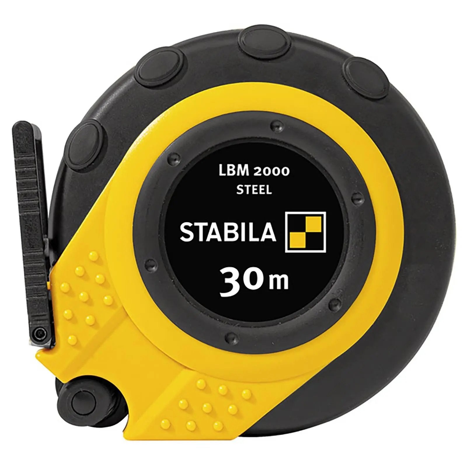 STABILA LBM 2000 STEEL Closed Case Tape Measure Steel Blade - Choose Size  White Rose Tools