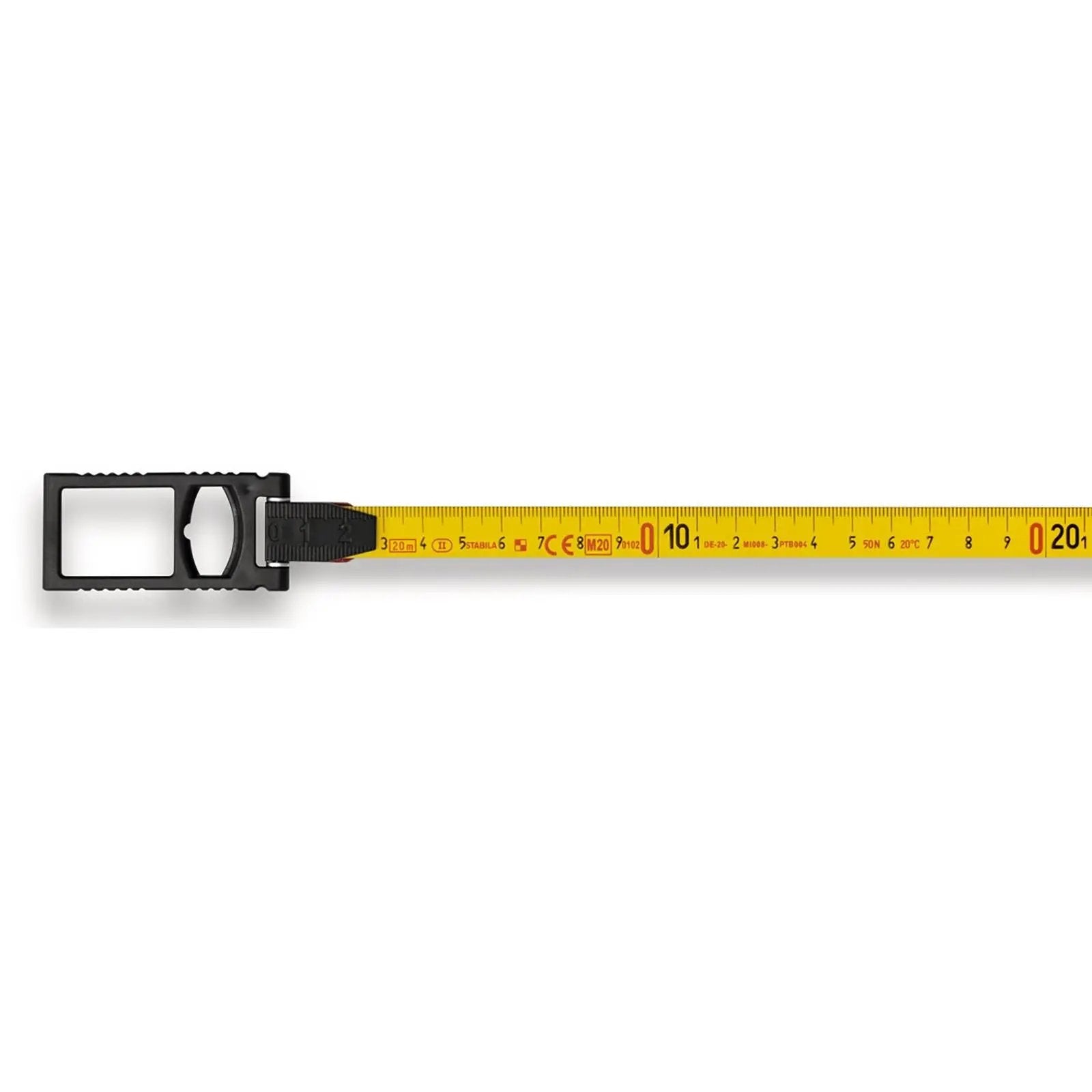 STABILA LBM 2000 STEEL Closed Case Tape Measure Steel Blade - Choose Size  White Rose Tools