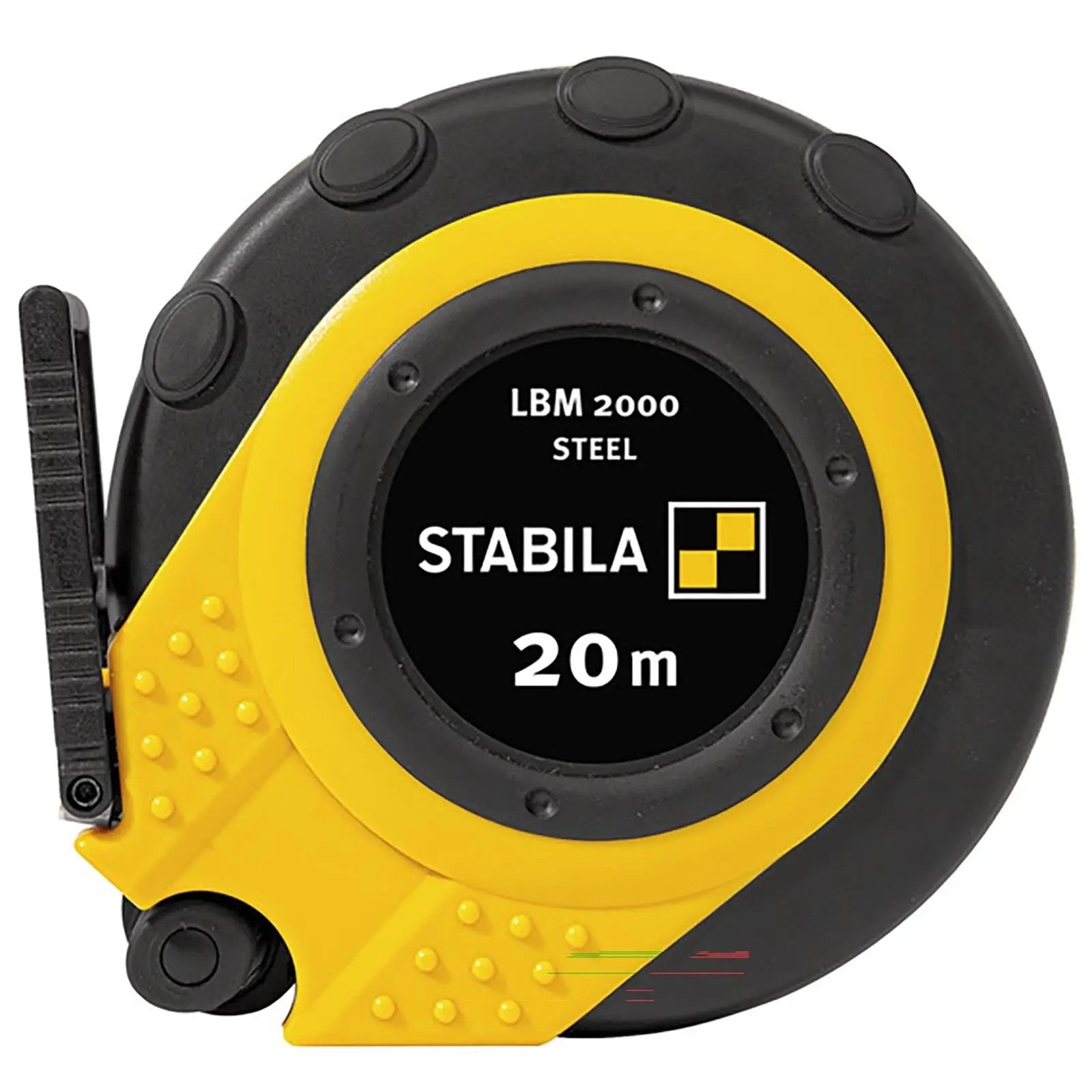 STABILA LBM 2000 STEEL Closed Case Tape Measure Steel Blade - Choose Size  White Rose Tools