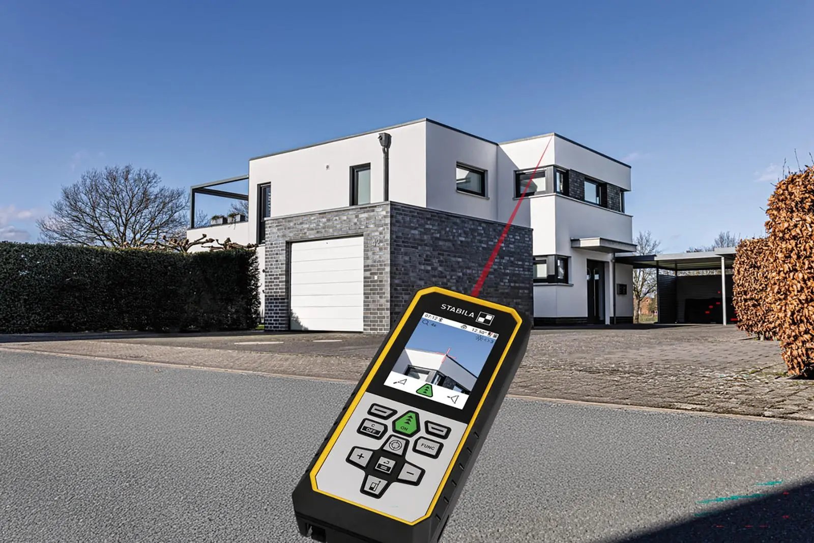STABILA LD 530 BT Laser Distance Measure 200m Bluetooth 20123  White Rose Tools