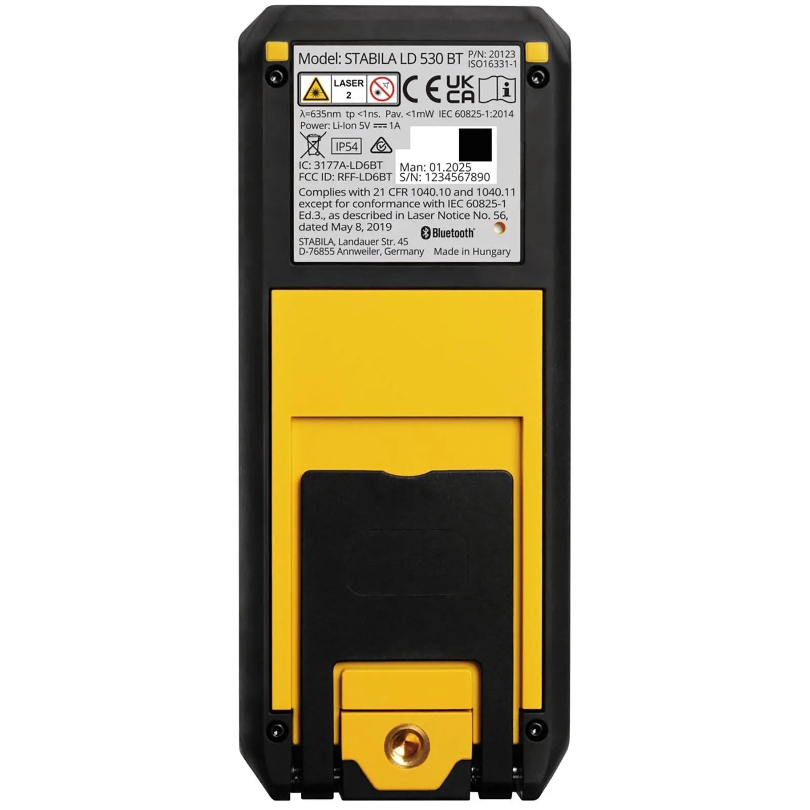 STABILA LD 530 BT Laser Distance Measure 200m Bluetooth 20123  White Rose Tools