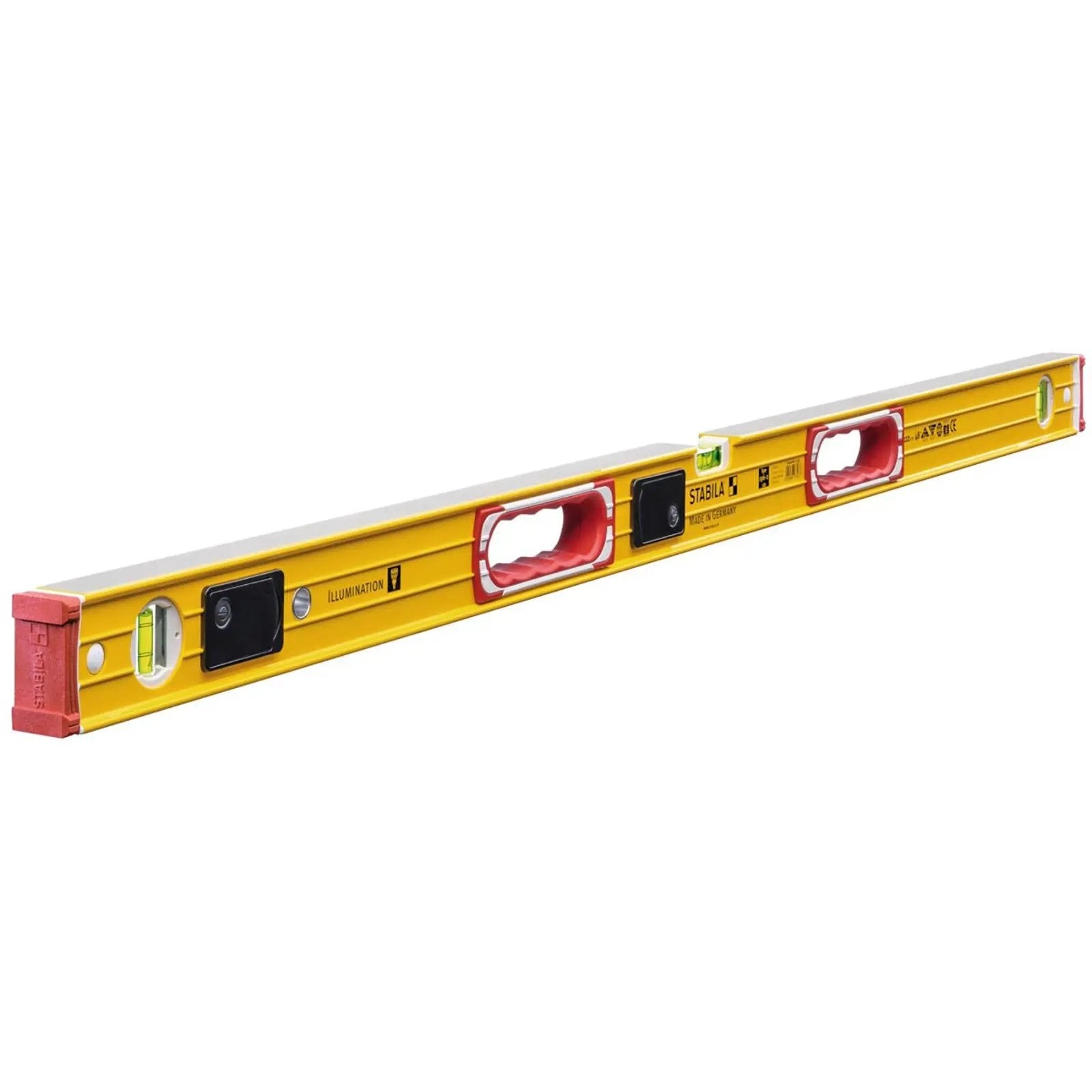 STABILA Type 196-2 LED Spirit Level Illuminated Vials - Choose Size  White Rose Tools