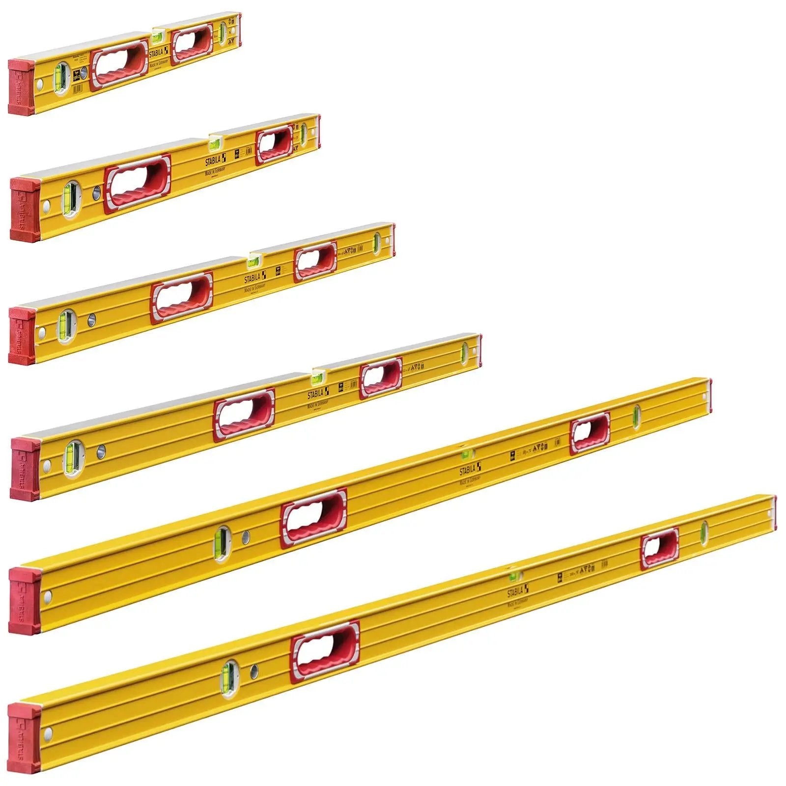 STABILA Type 196-2 Spirit Level - Choose Size  White Rose Tools