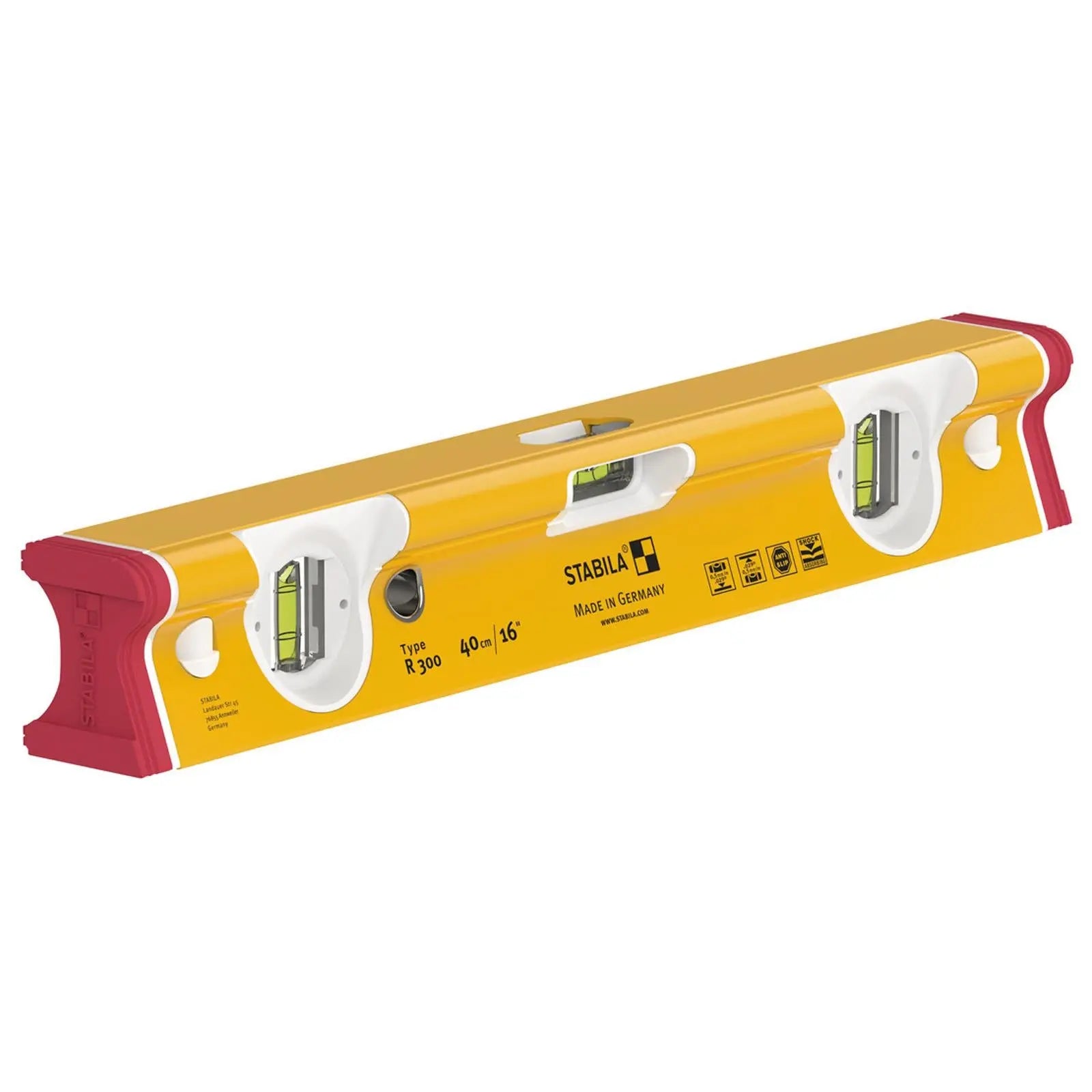 STABILA Type R 300 Spirit Level - Choose Size  White Rose Tools
