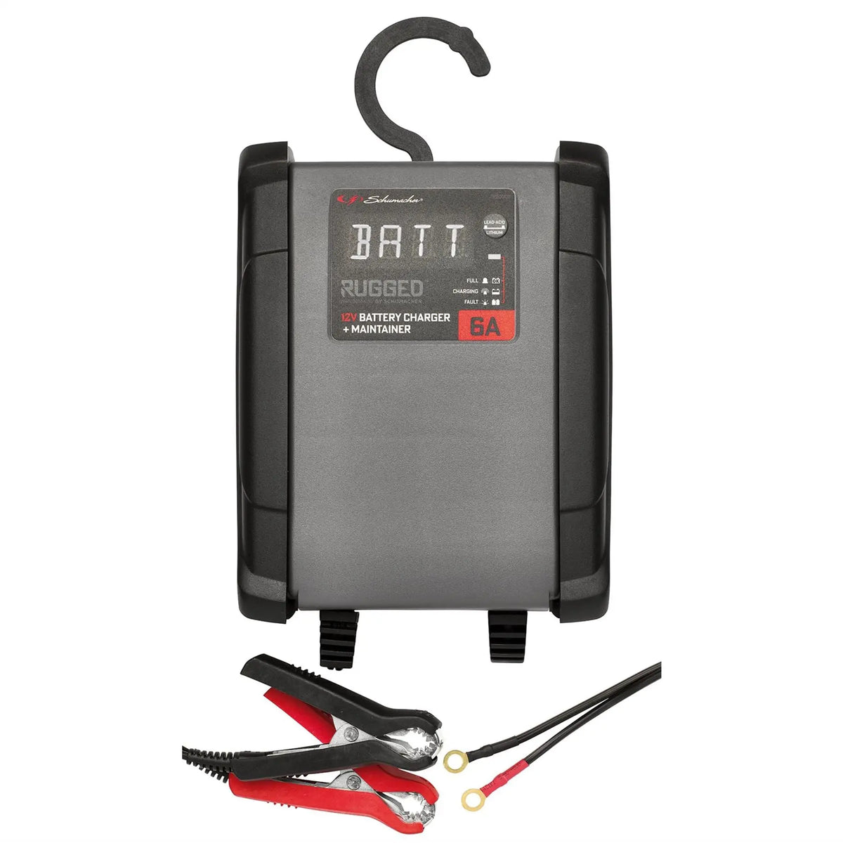 Schumacher® Rugged SPX459 6A 12V Battery Charger and Maintainer 13100  White Rose Tools