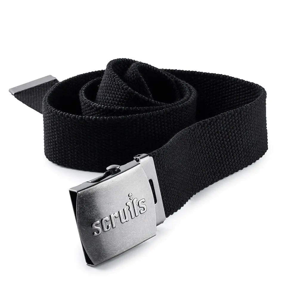 Scruffs Adjustable Clip Belt Black S / M T50303.6  White Rose Tools