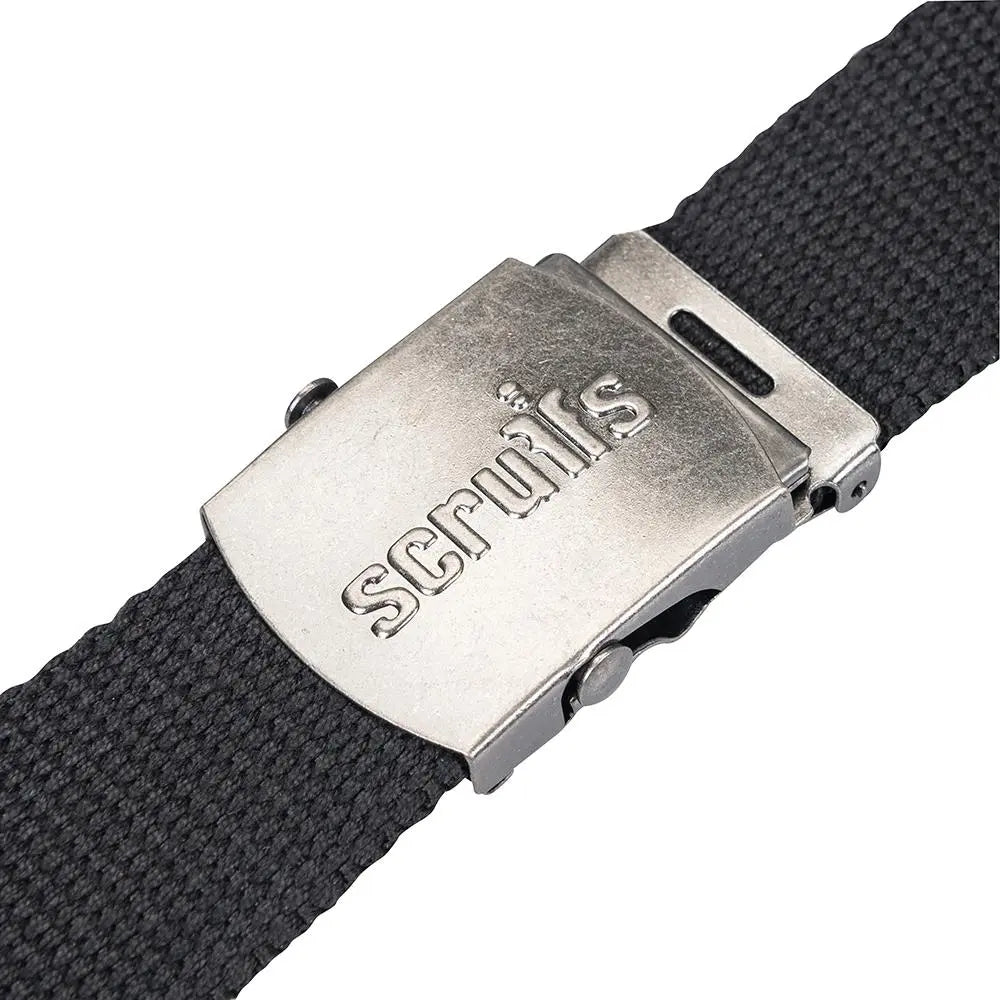 Scruffs Adjustable Clip Belt Black S / M T50303.6  White Rose Tools