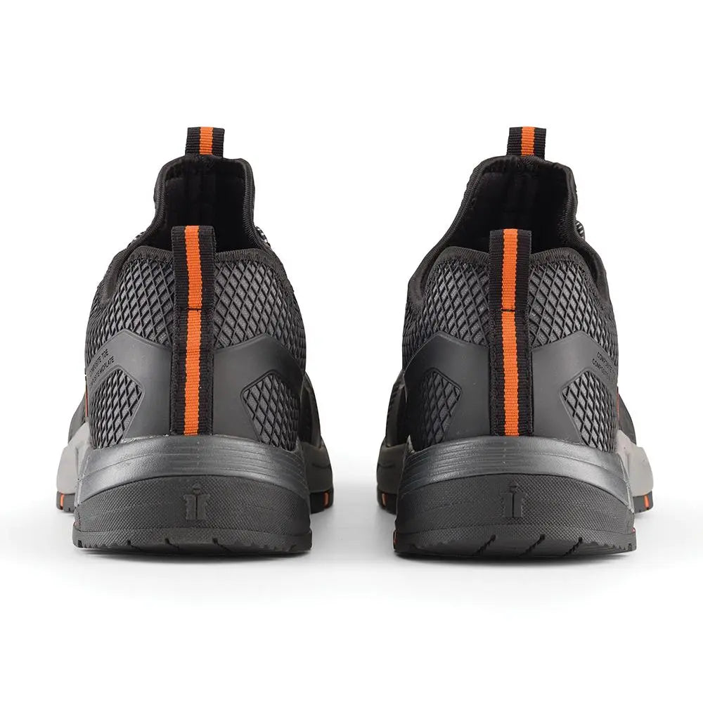 Scruffs Argon Safety Trainers Black - Choose Size  White Rose Tools