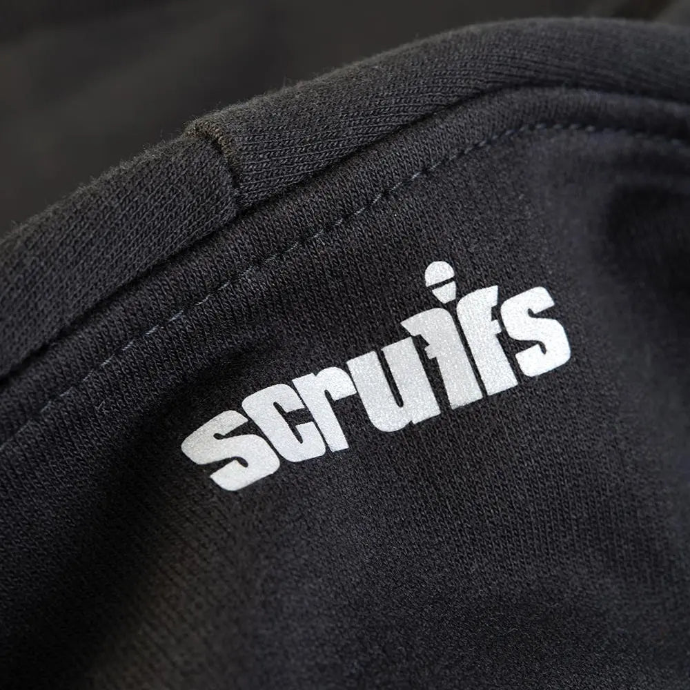Scruffs Eco Worker Sweatshirt Black - Choose Size  White Rose Tools