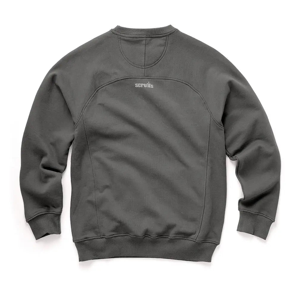 Scruffs Eco Worker Sweatshirt Graphite - Choose Size  White Rose Tools
