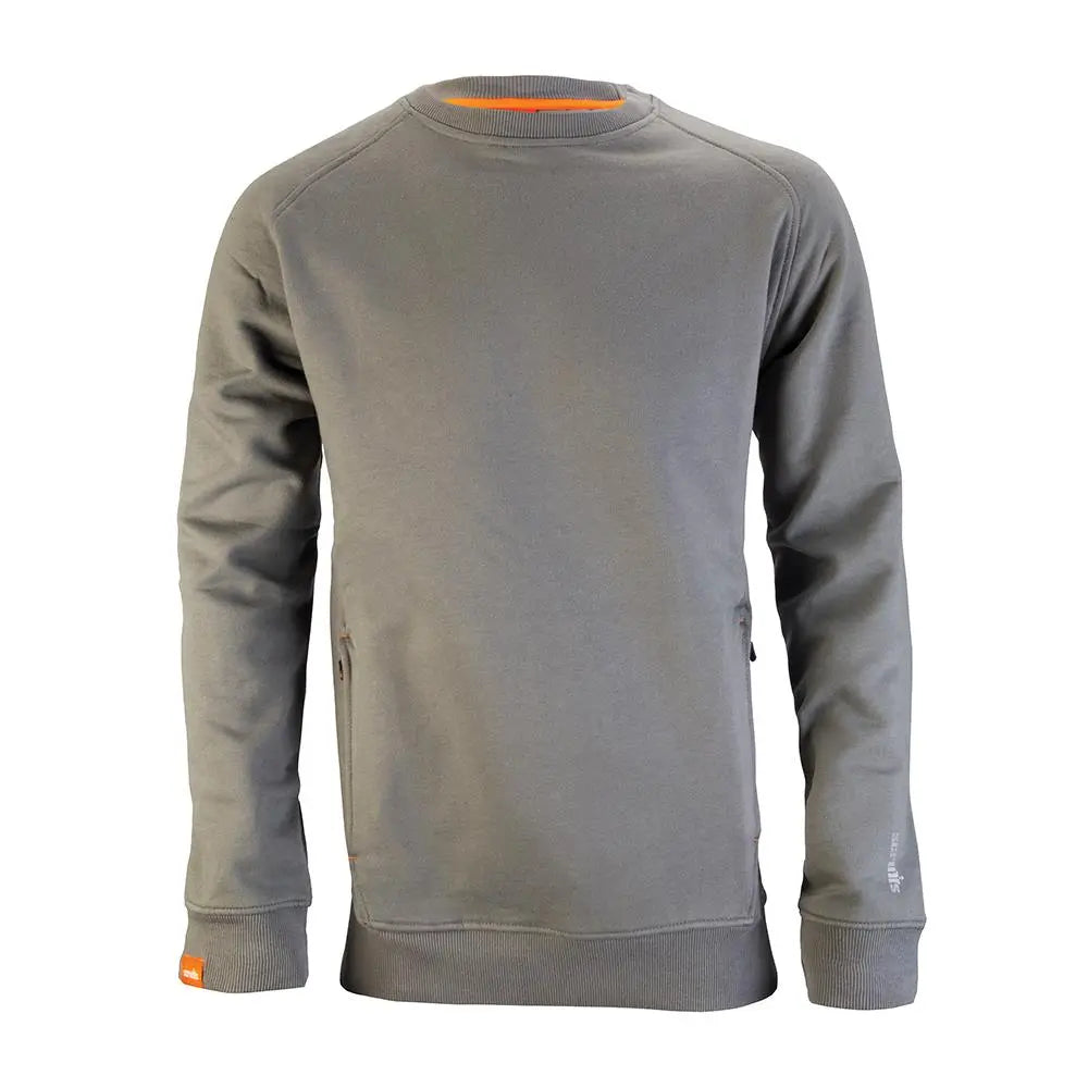 Scruffs Eco Worker Sweatshirt Graphite - Choose Size  White Rose Tools