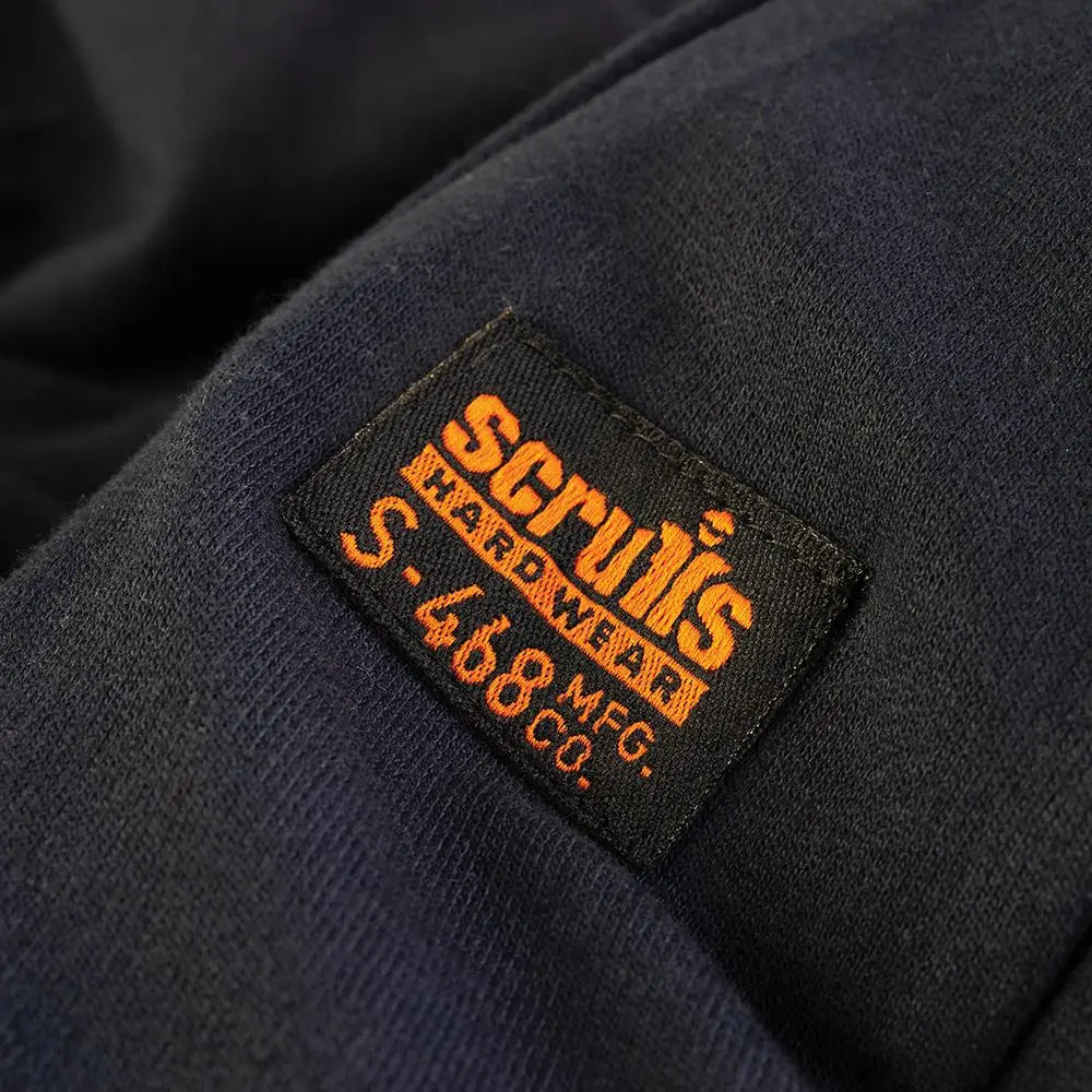 Scruffs Eco Worker Sweatshirt Navy - Choose Size  White Rose Tools