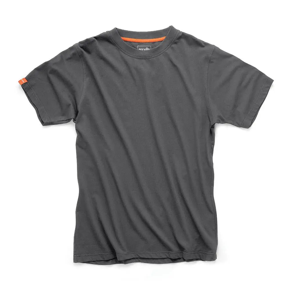 Scruffs Eco Worker T-Shirt Graphite - Choose Size  White Rose Tools