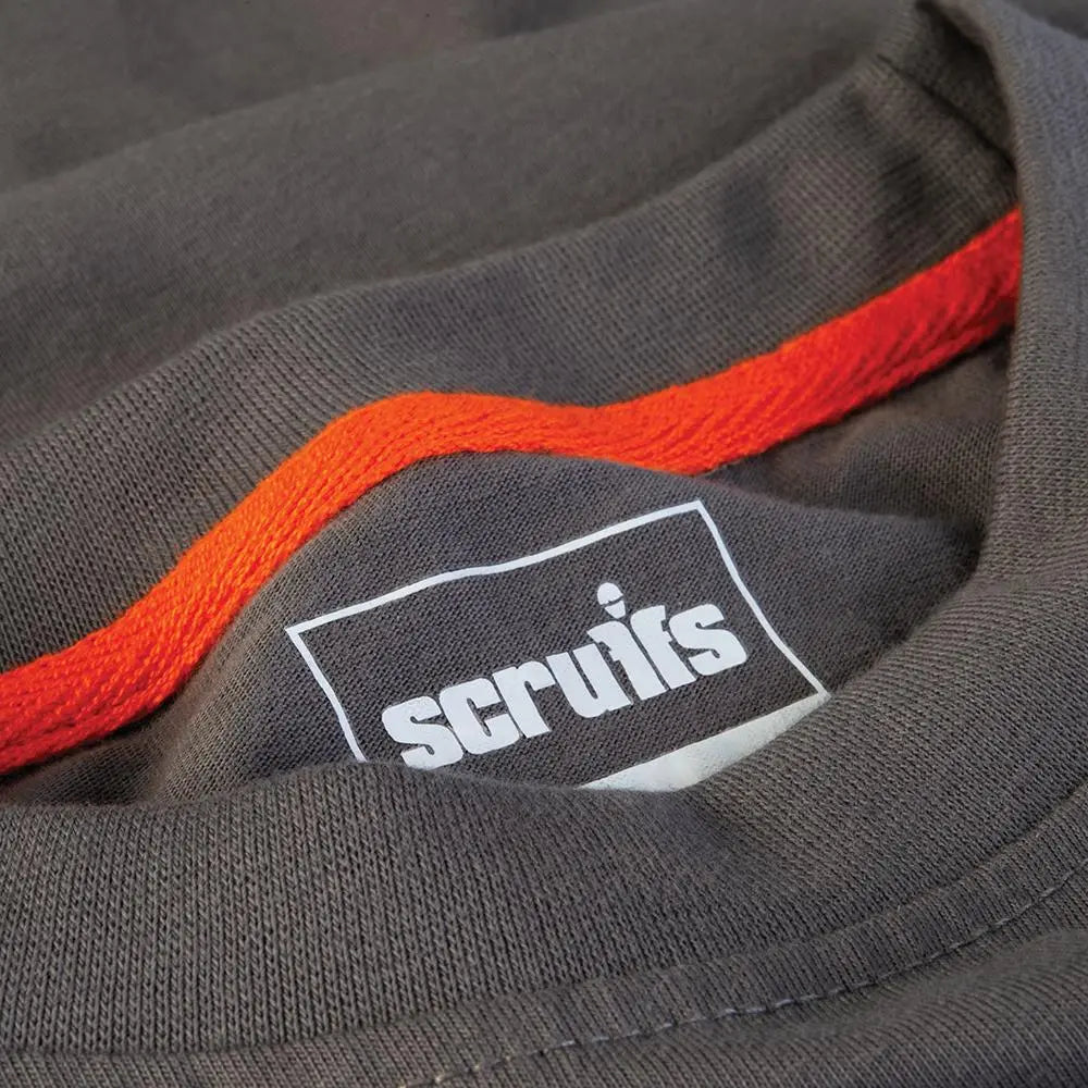 Scruffs Eco Worker T-Shirt Graphite - Choose Size  White Rose Tools