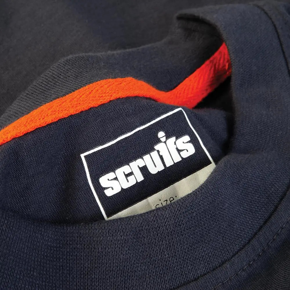 Scruffs Eco Worker T-Shirt Navy - Choose Size  White Rose Tools