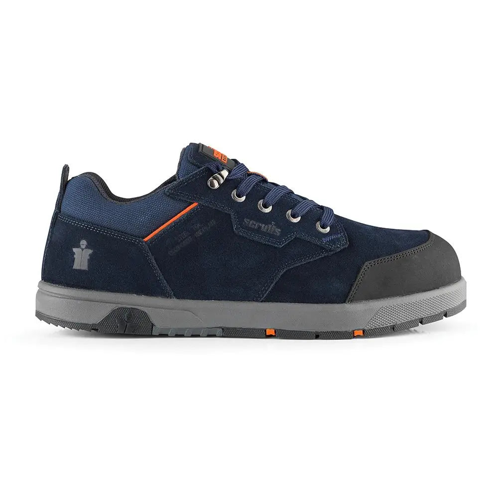 Scruffs Halo 3 Safety Trainers Navy - Choose Size  White Rose Tools