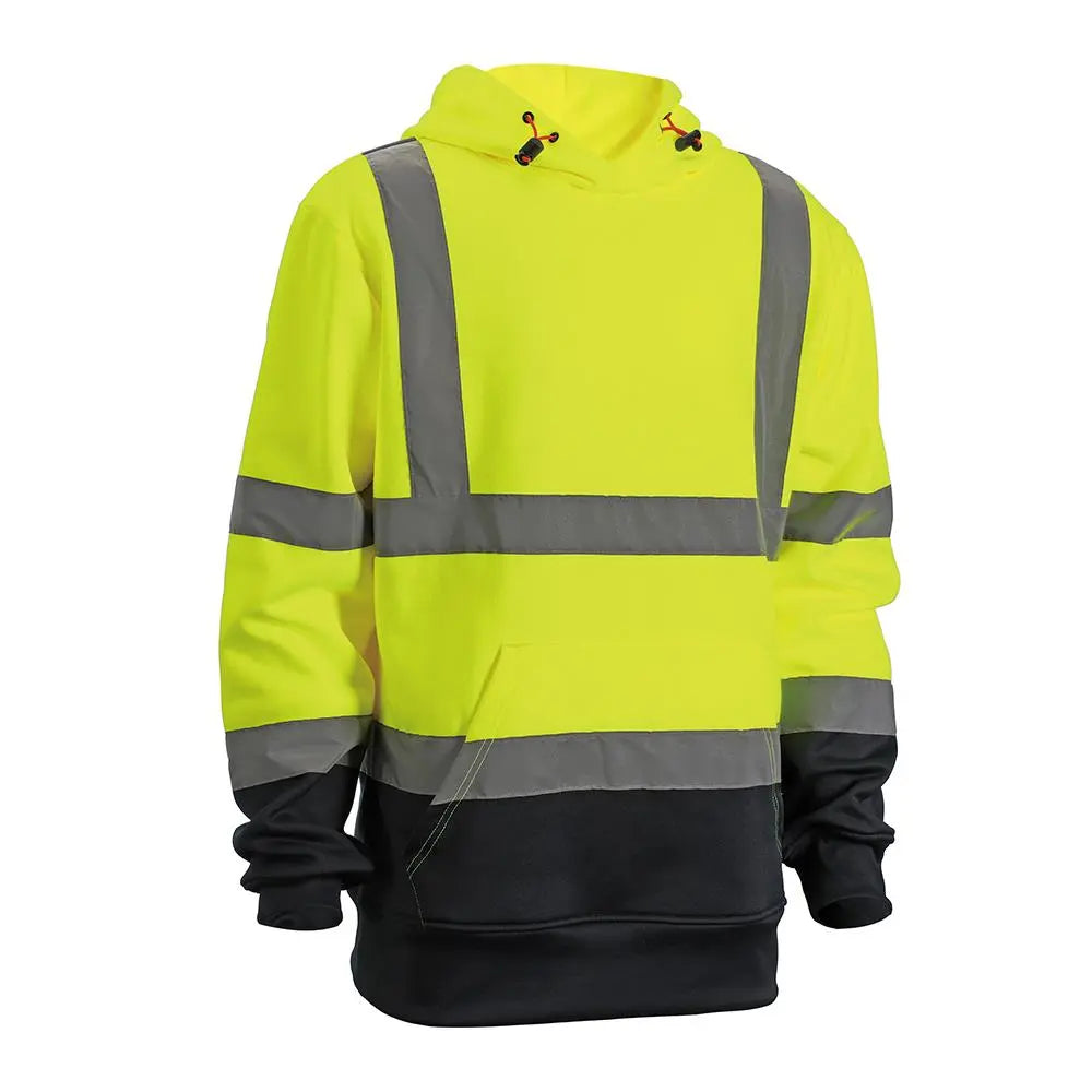 Scruffs High Visibility Hoodie Class 2 Yellow / Navy - Choose Size  White Rose Tools