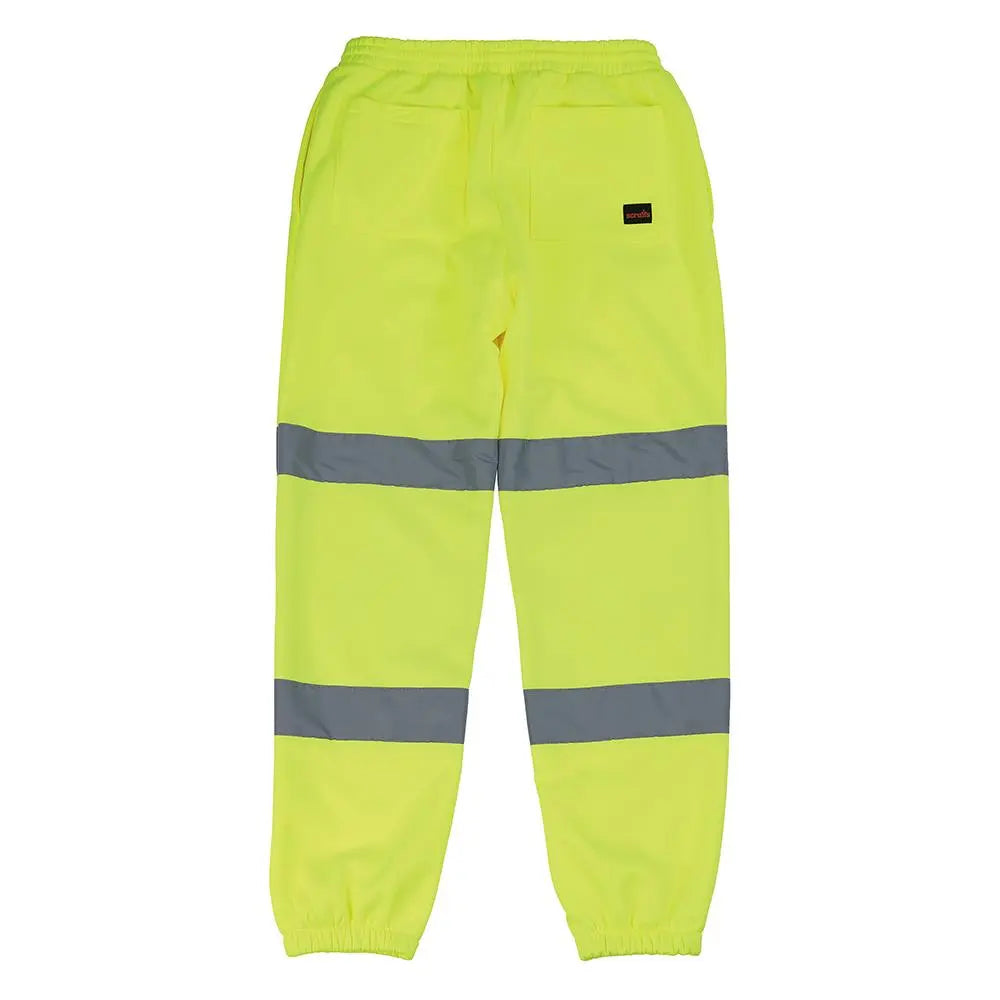 Scruffs High Visibility Joggers Class 1 Yellow / Navy - Choose Size  White Rose Tools