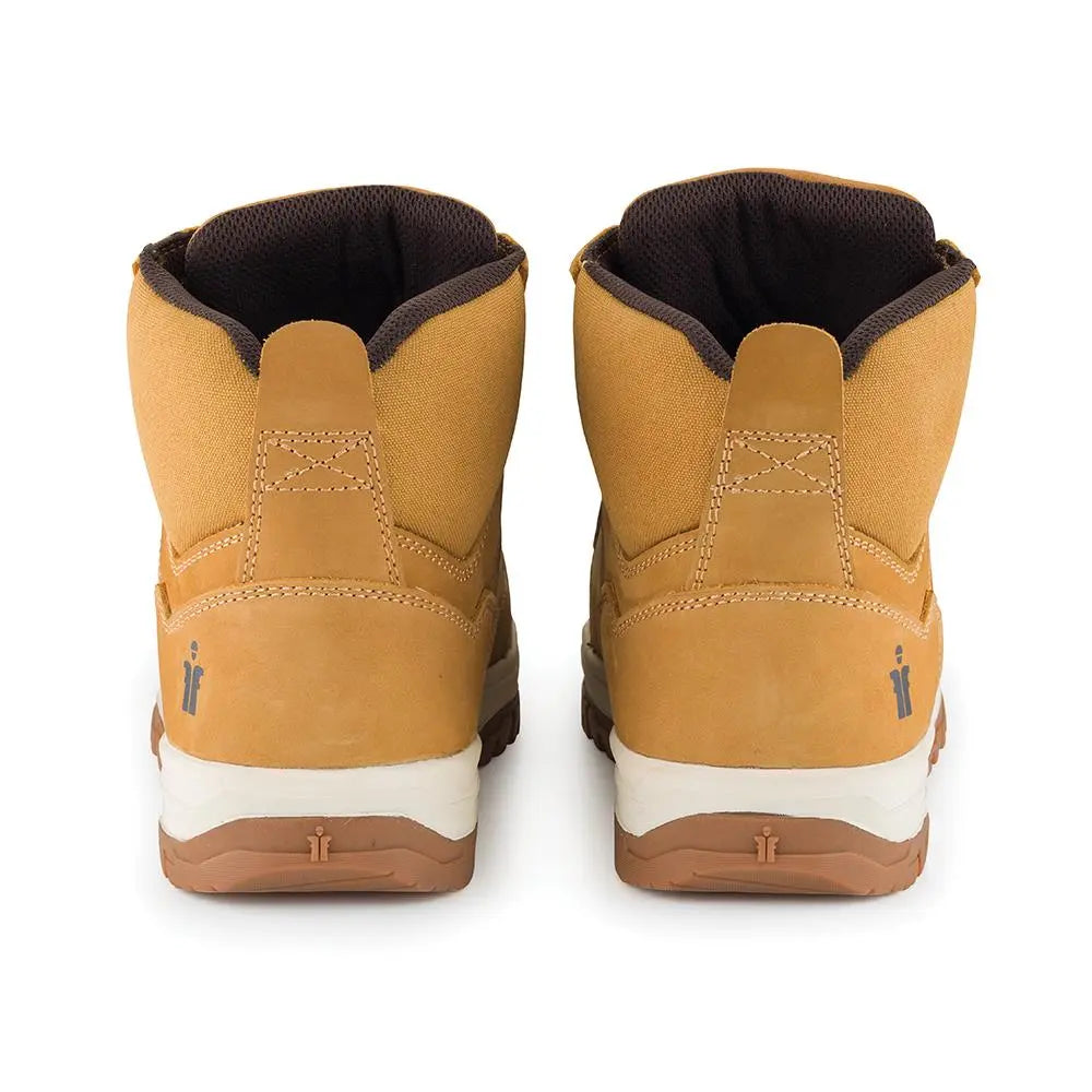 Scruffs Nevis Safety Boots Tan - Choose Size  White Rose Tools