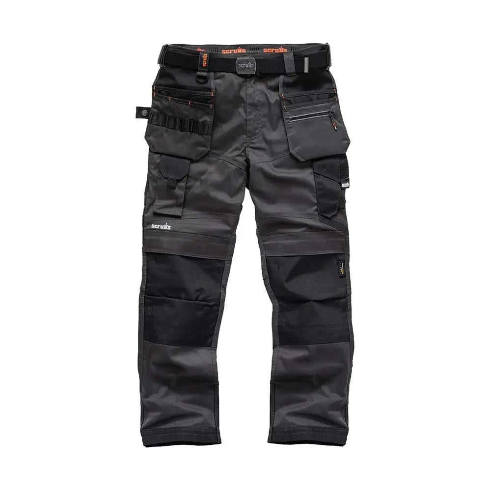 Scruffs Pro Flex Holster Trousers Graphite - Choose Size  White Rose Tools