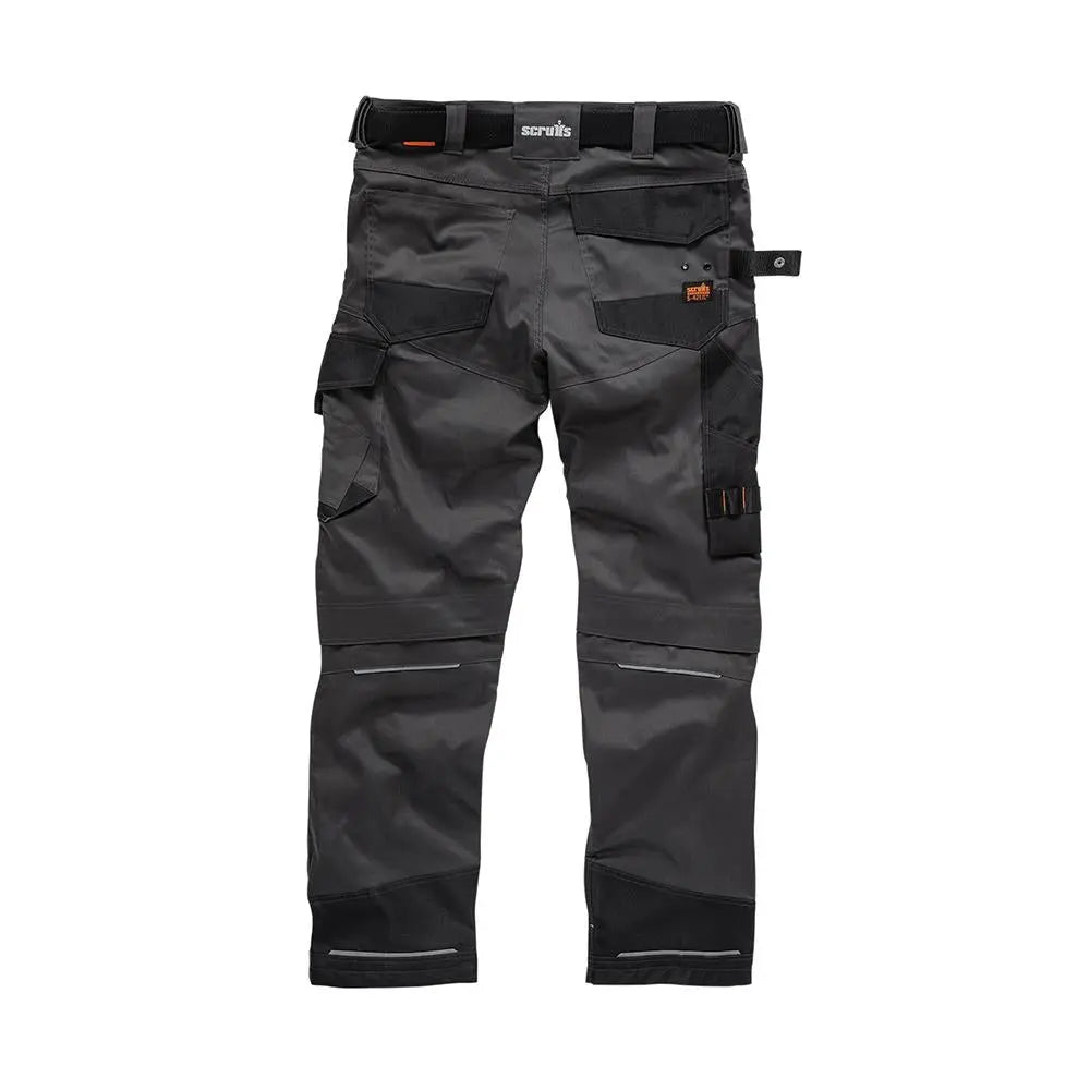 Scruffs Pro Flex Trousers Graphite 30R T54802  White Rose Tools