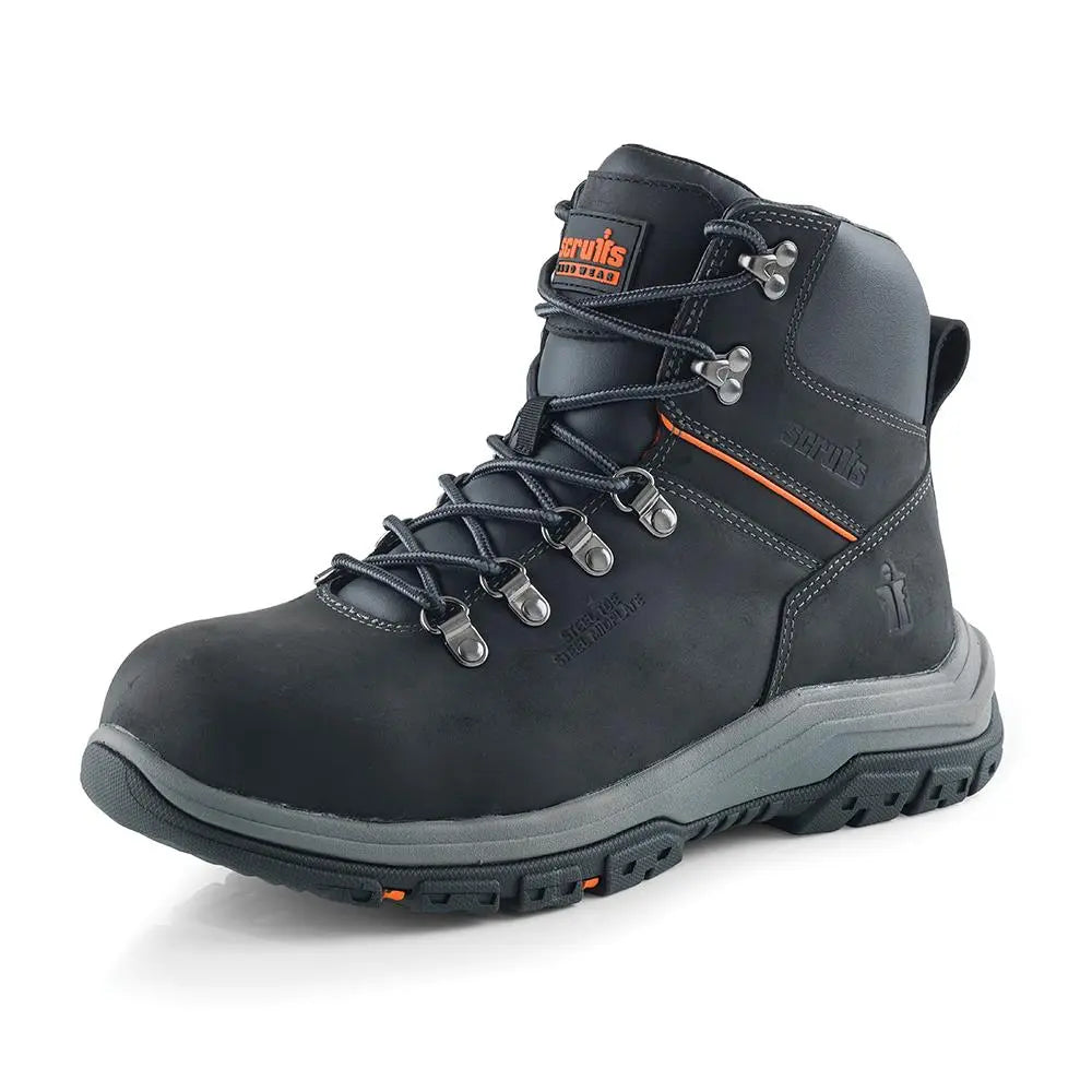Scruffs Rafter Safety Boots Black - Choose Size  White Rose Tools