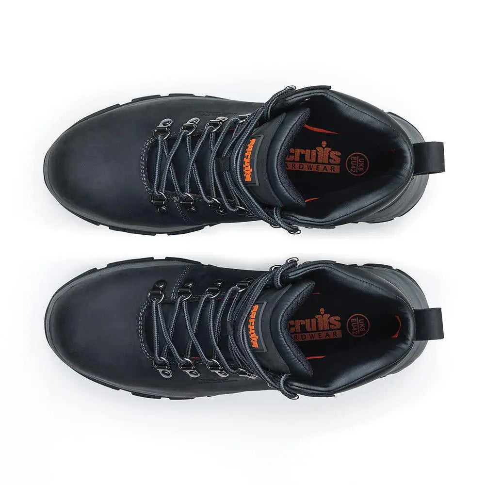 Scruffs Rafter Safety Boots Black - Choose Size  White Rose Tools