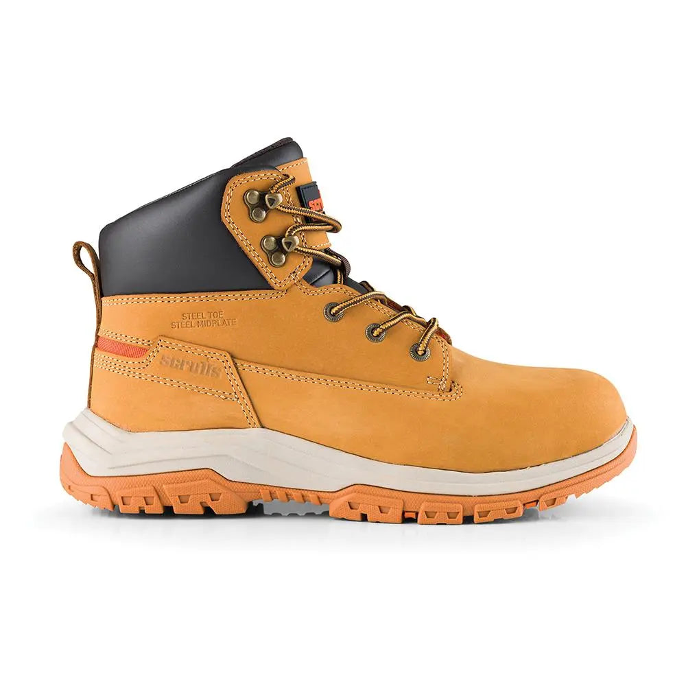 Scruffs Ridge Safety Boots Tan - Choose Size  White Rose Tools