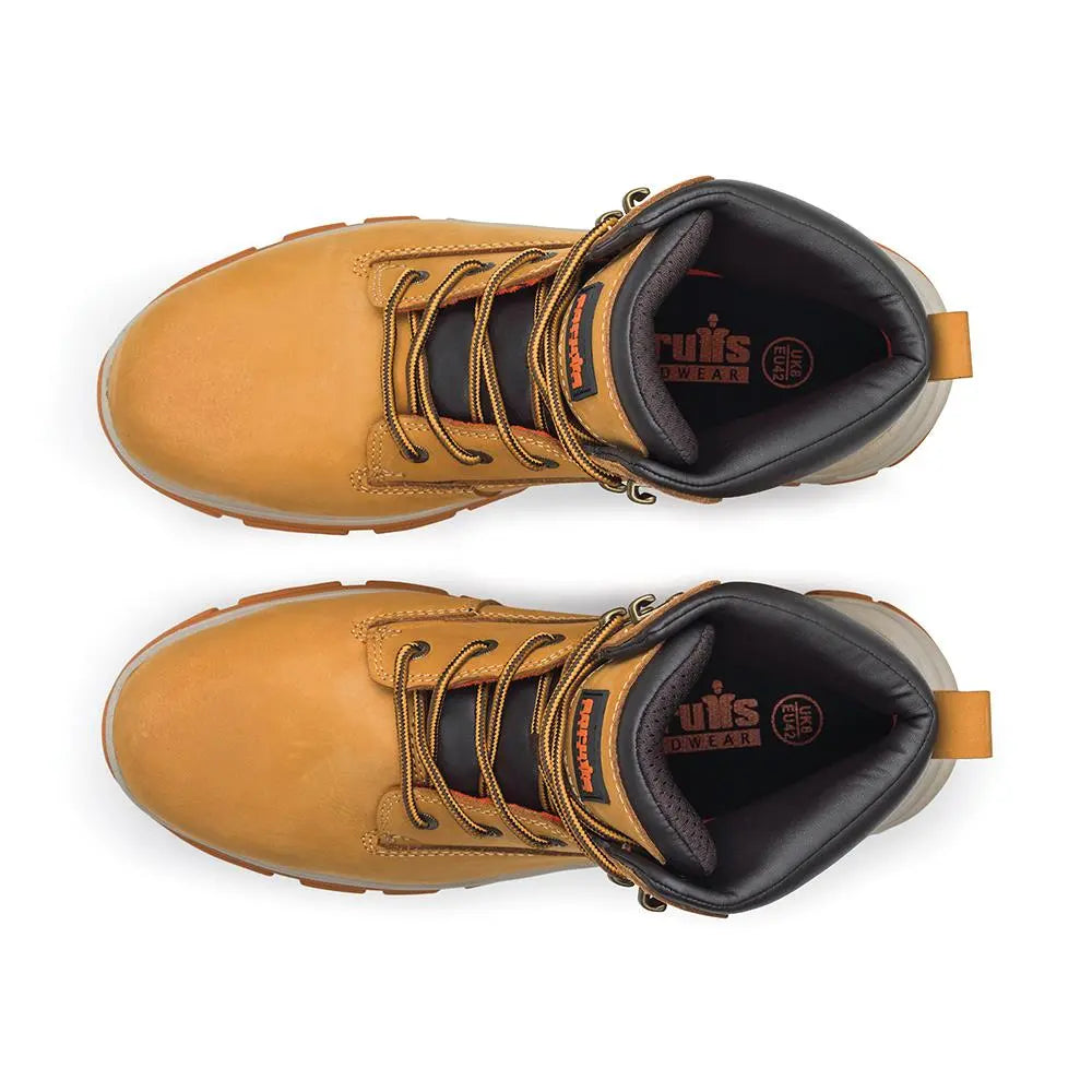 Scruffs Ridge Safety Boots Tan - Choose Size  White Rose Tools