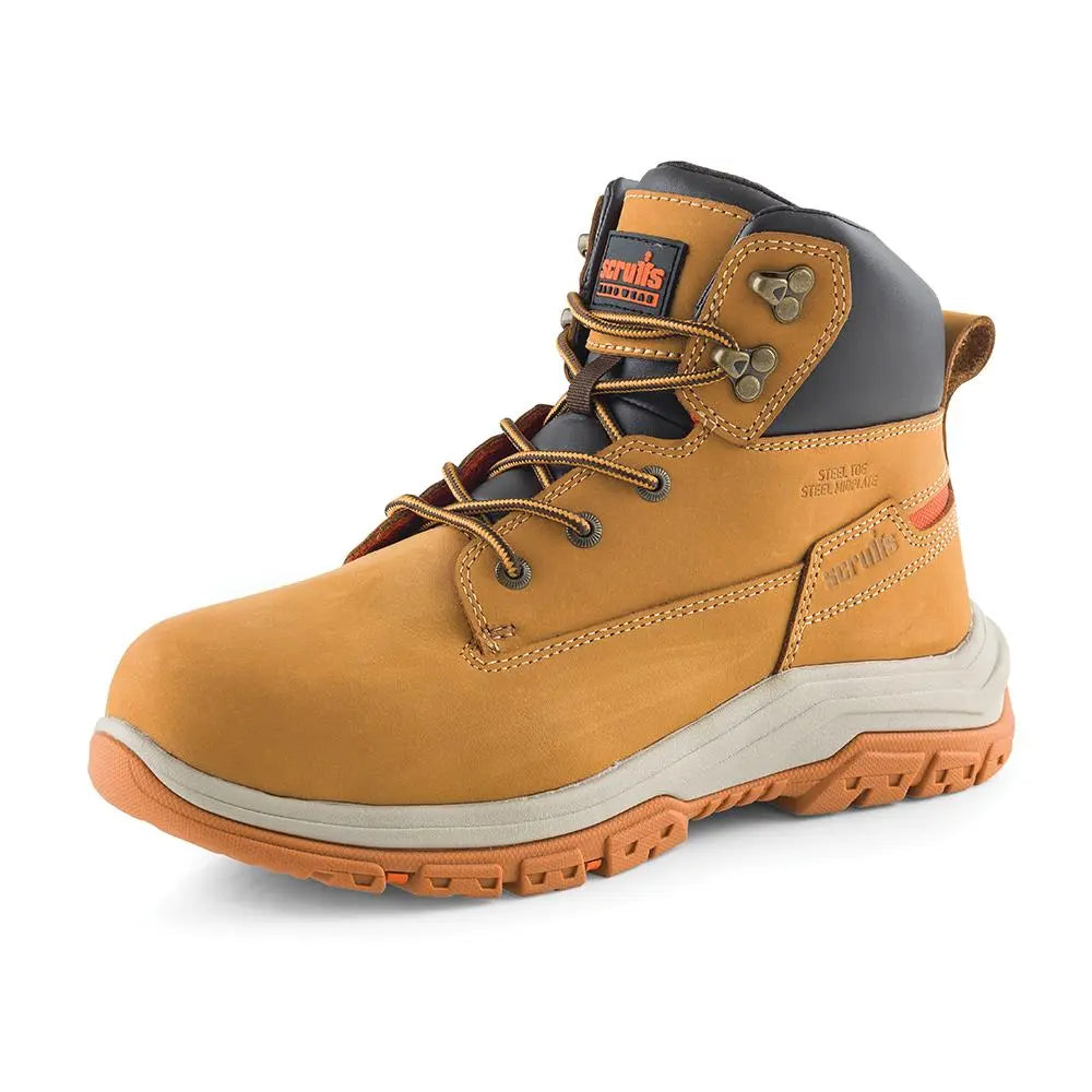 Scruffs Ridge Safety Boots Tan - Choose Size  White Rose Tools