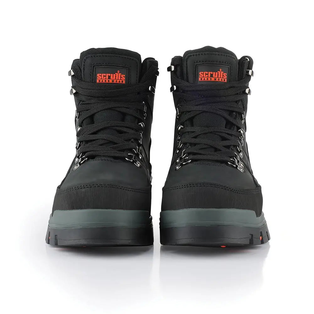 Scruffs Rugged Safety Boot Workwear Black - Choose Size  White Rose Tools