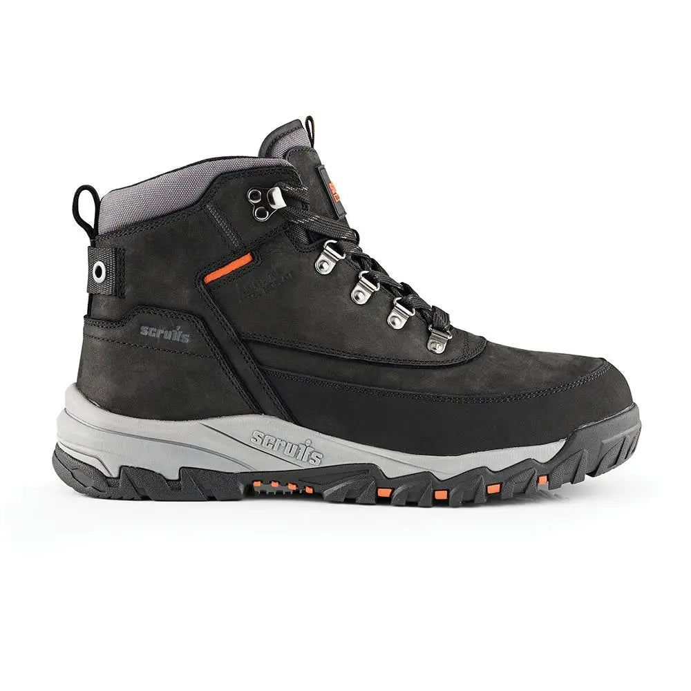 Scruffs Scarfell Safety Boots Black - Choose Size  White Rose Tools