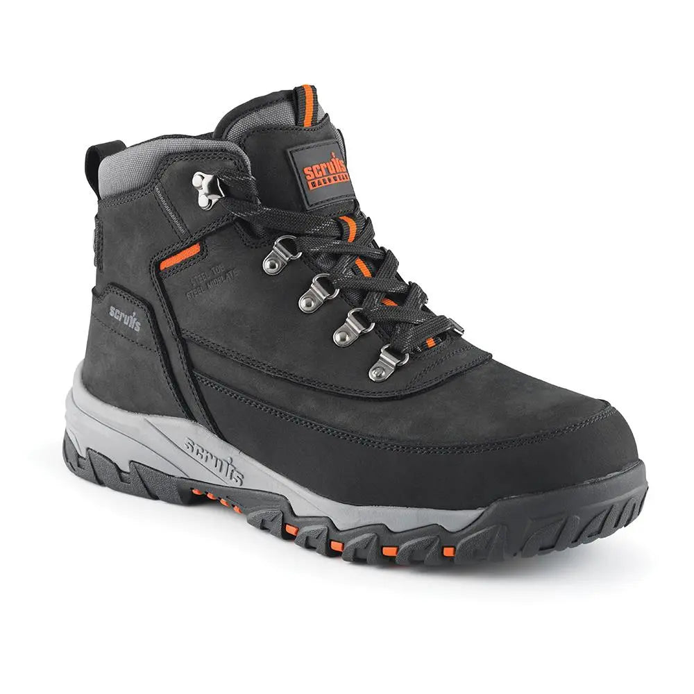 Scruffs Scarfell Safety Boots Black - Choose Size  White Rose Tools
