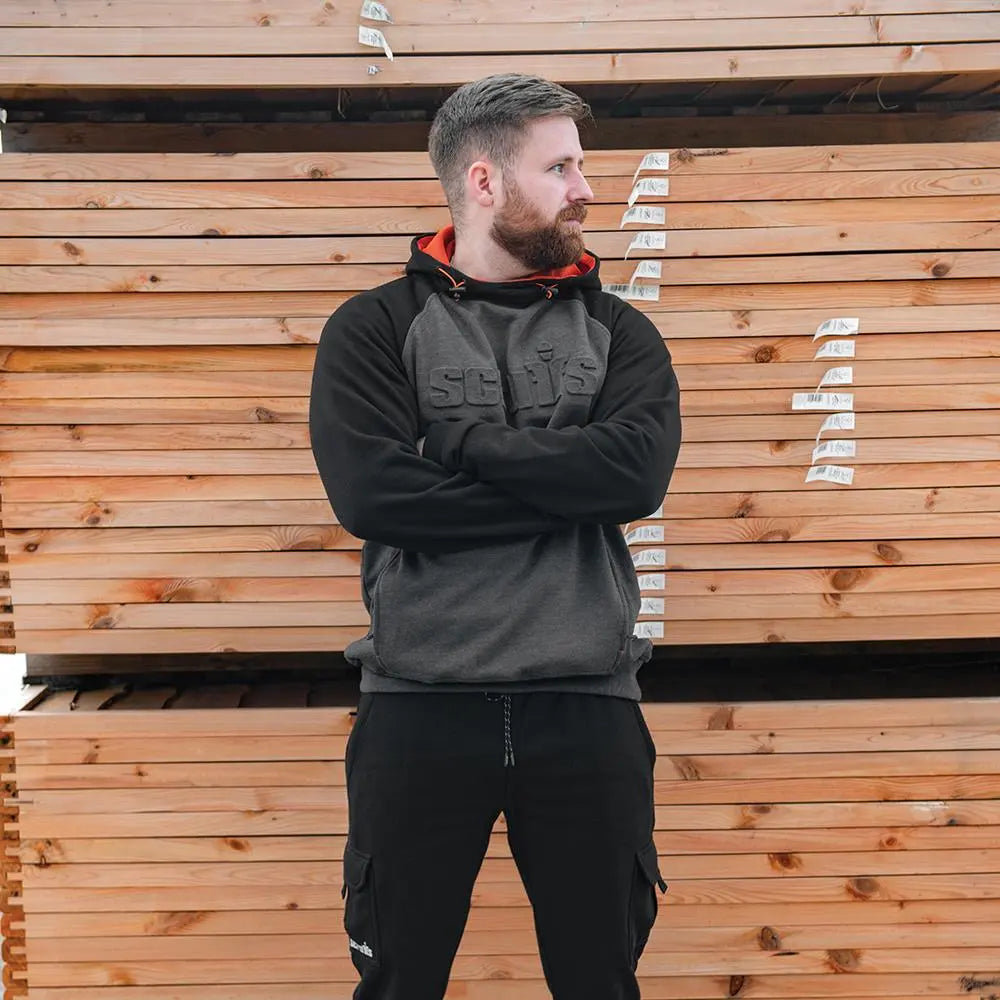 Scruffs Slim Fit Jogger Black with Cargo Pockets - Choose Size  White Rose Tools