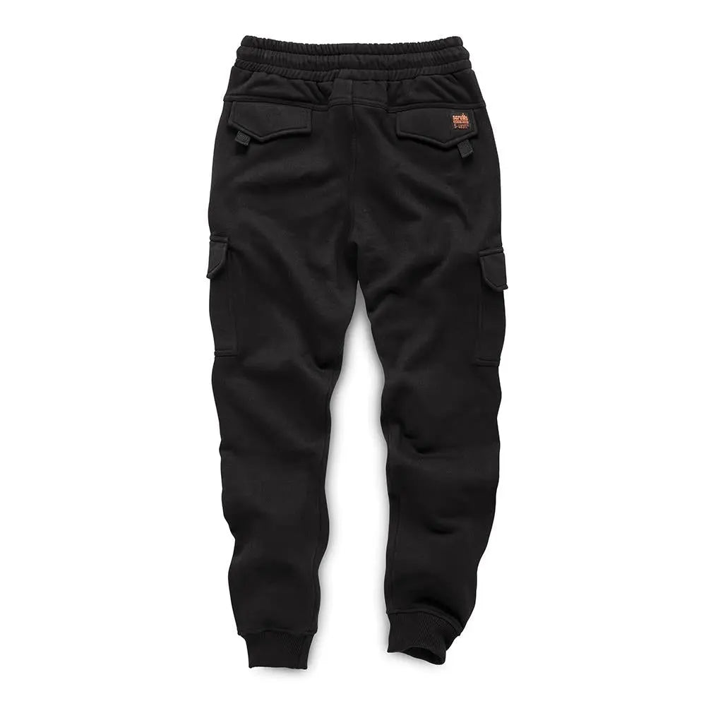 Scruffs Slim Fit Jogger Black with Cargo Pockets - Choose Size  White Rose Tools