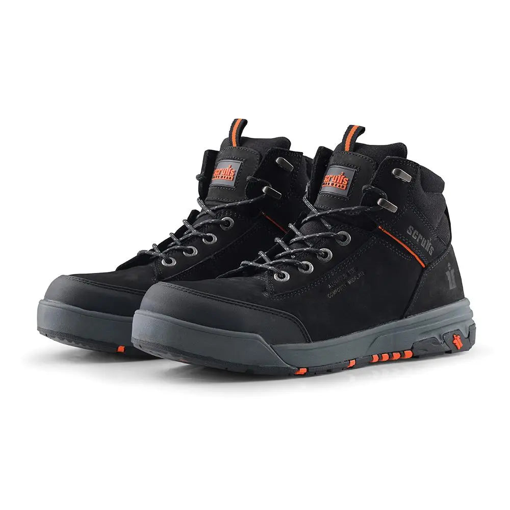 Scruffs Switchback 3 Safety Boots Black - Choose Size  White Rose Tools