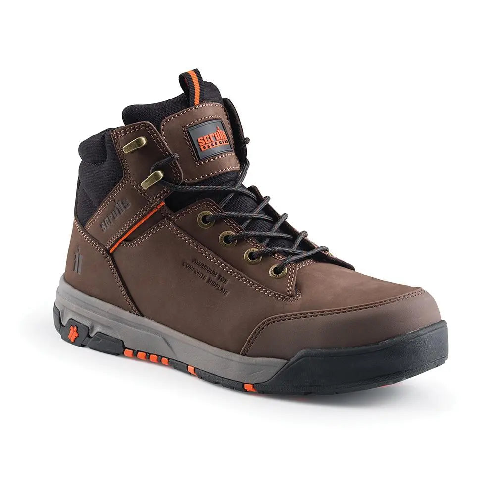 Scruffs Switchback 3 Safety Boots Brown - Choose Size  White Rose Tools