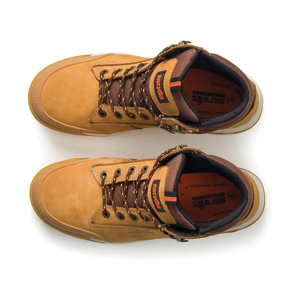 Scruffs Switchback 3 Safety Boots Tan - Choose Size  White Rose Tools