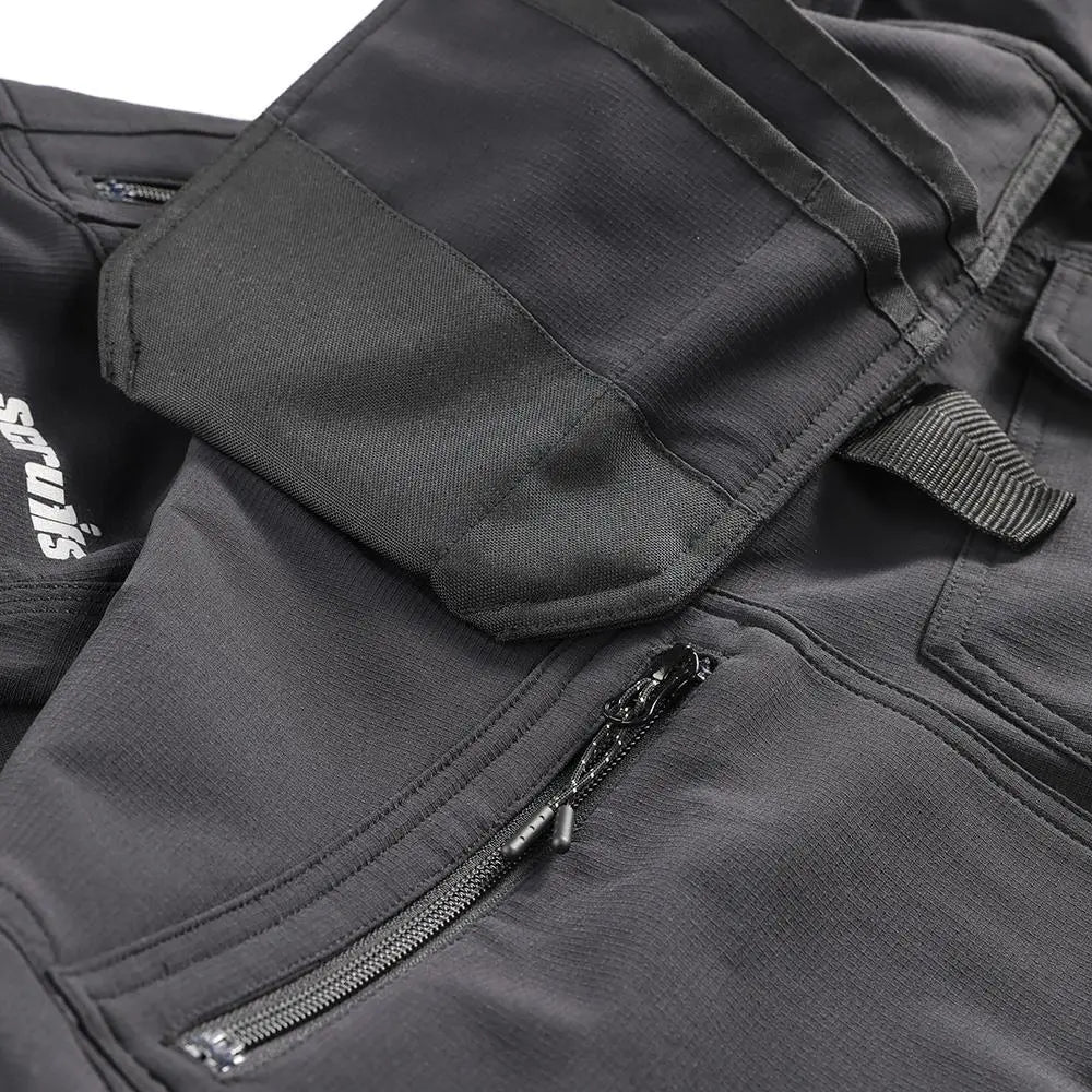 Scruffs Tech Holster Trousers Black - Choose Size  White Rose Tools