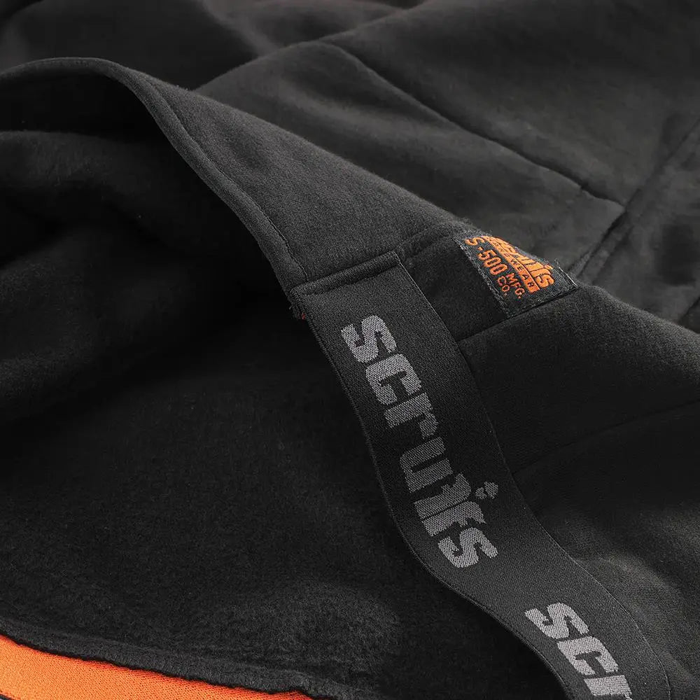 Scruffs Tech Hoodie Jacket Black - Choose Size  White Rose Tools