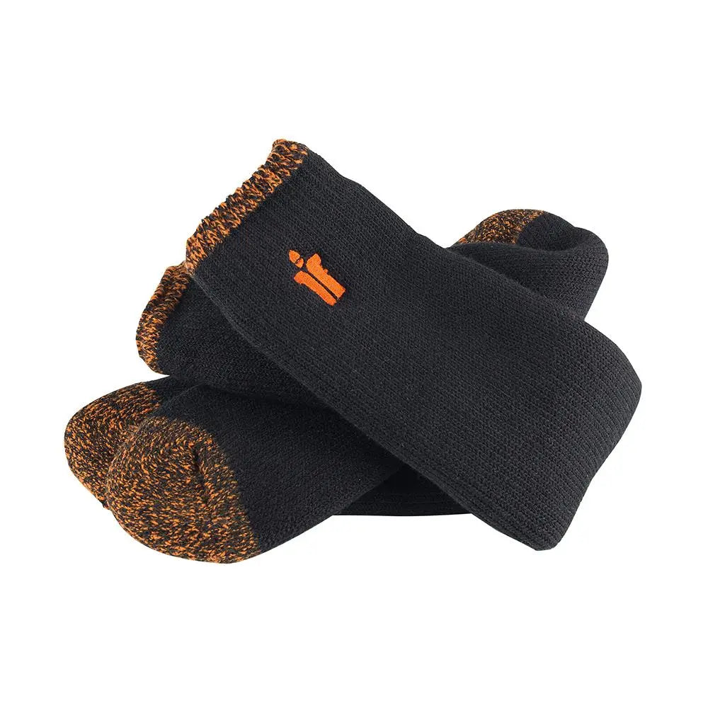 Scruffs Thermal Socks Black Size 7 - 12 / 41 47 T55253  White Rose Tools