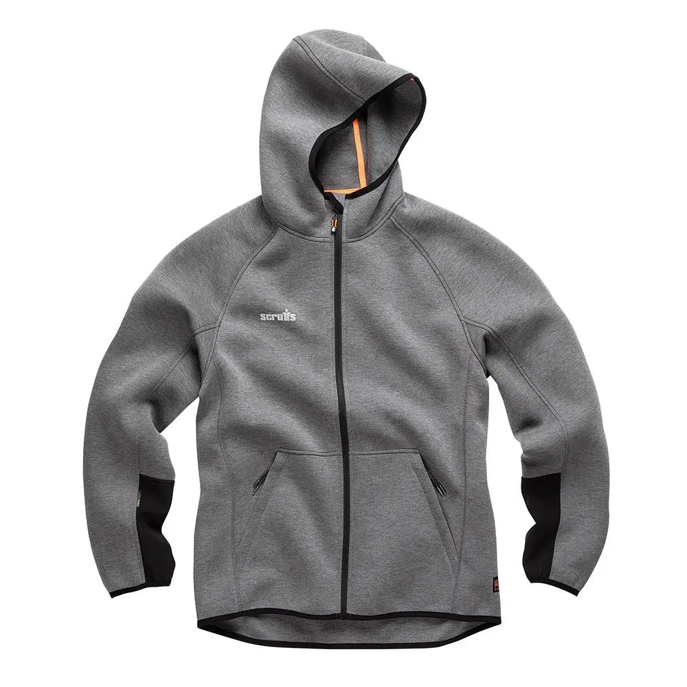 Scruffs Trade Air-Layer Hoodie Charcoal - Choose Size  White Rose Tools