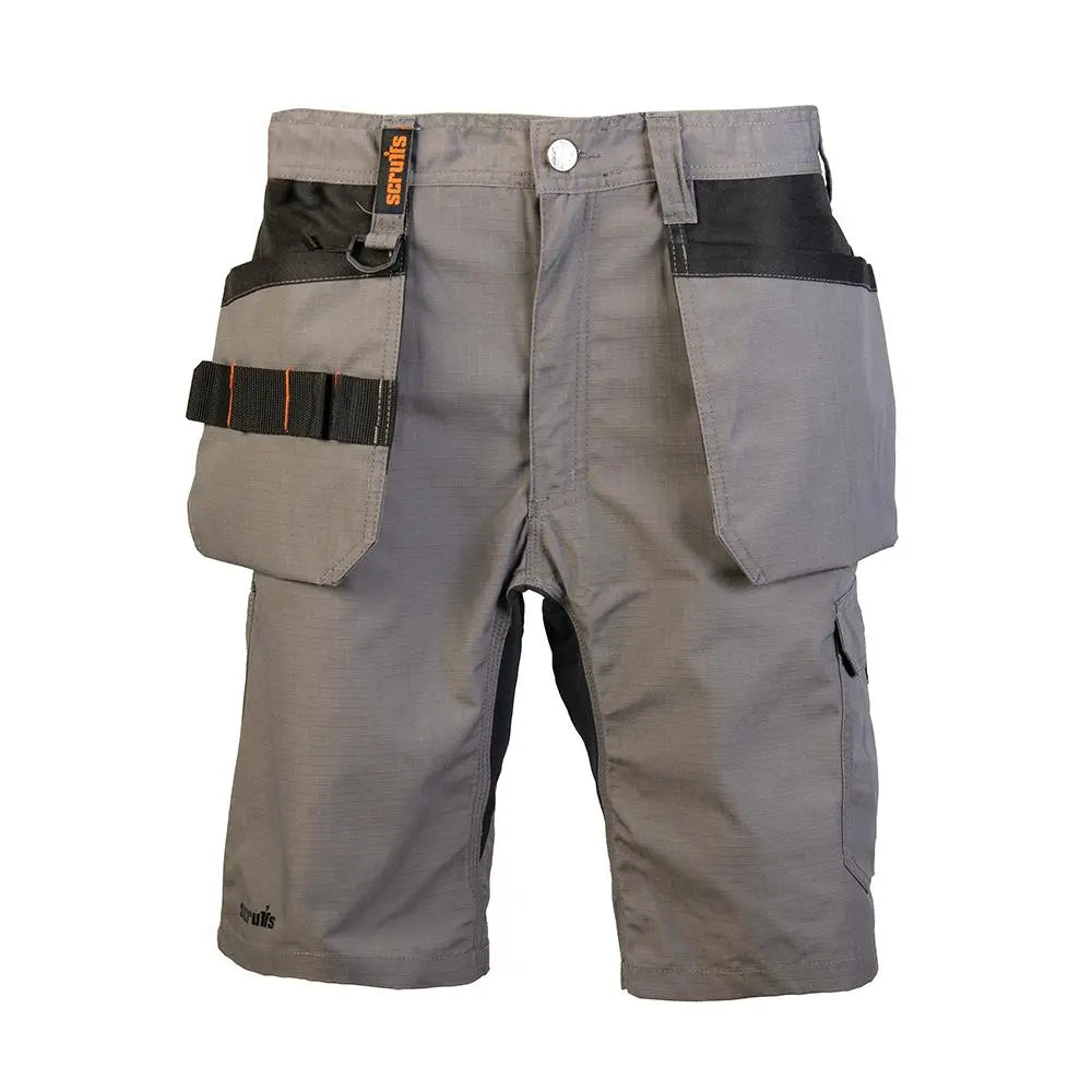 Scruffs Trade Flex Holster Shorts Graphite - Choose Size  White Rose Tools
