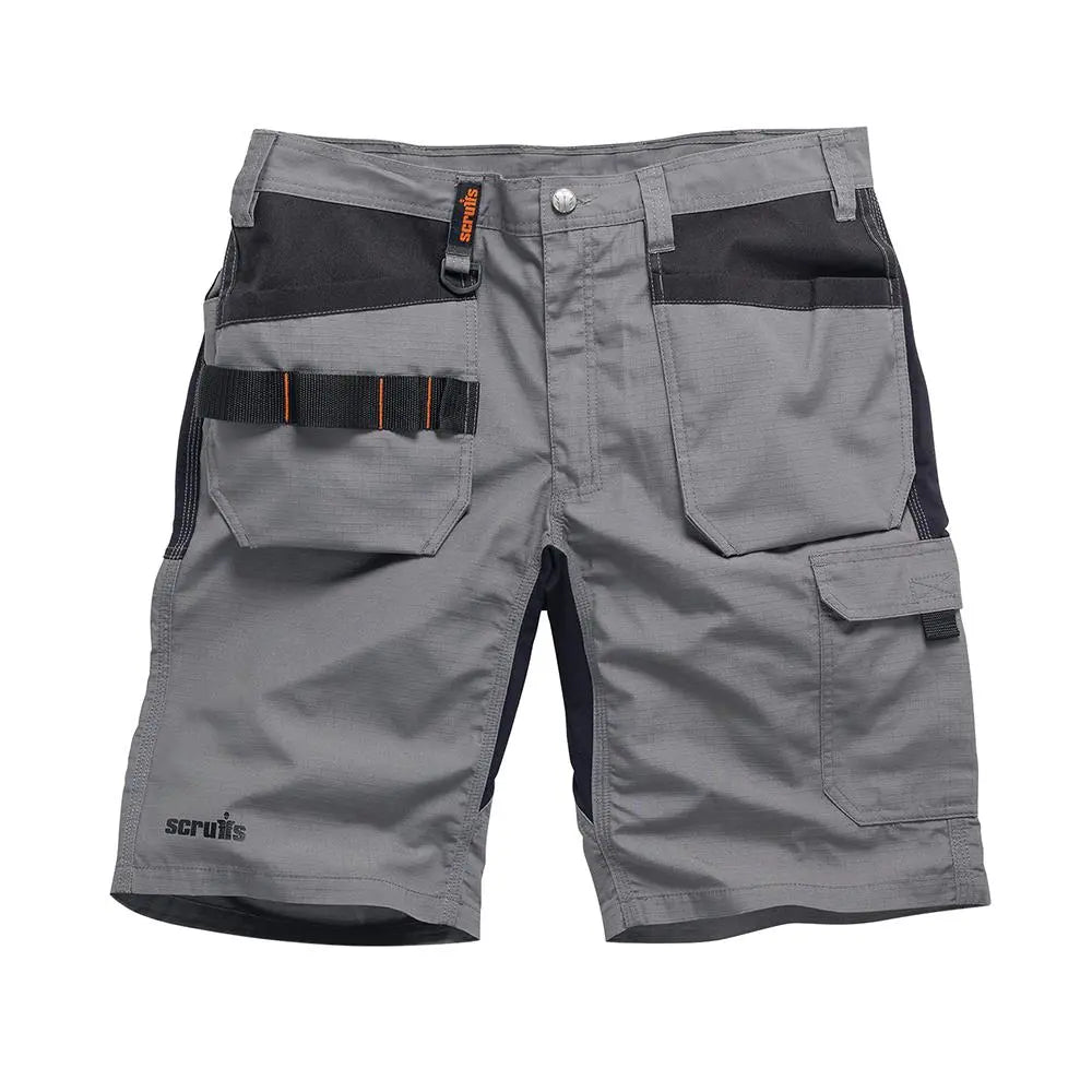 Scruffs Trade Flex Holster Shorts Graphite - Choose Size  White Rose Tools