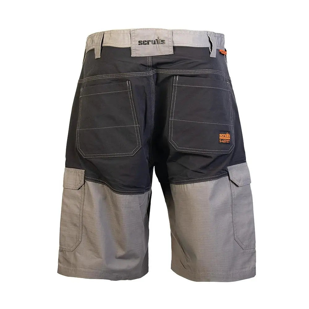 Scruffs Trade Flex Shorts Graphite - Choose Size  White Rose Tools