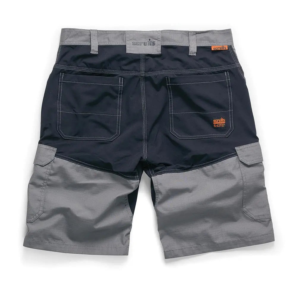 Scruffs Trade Flex Shorts Graphite - Choose Size  White Rose Tools