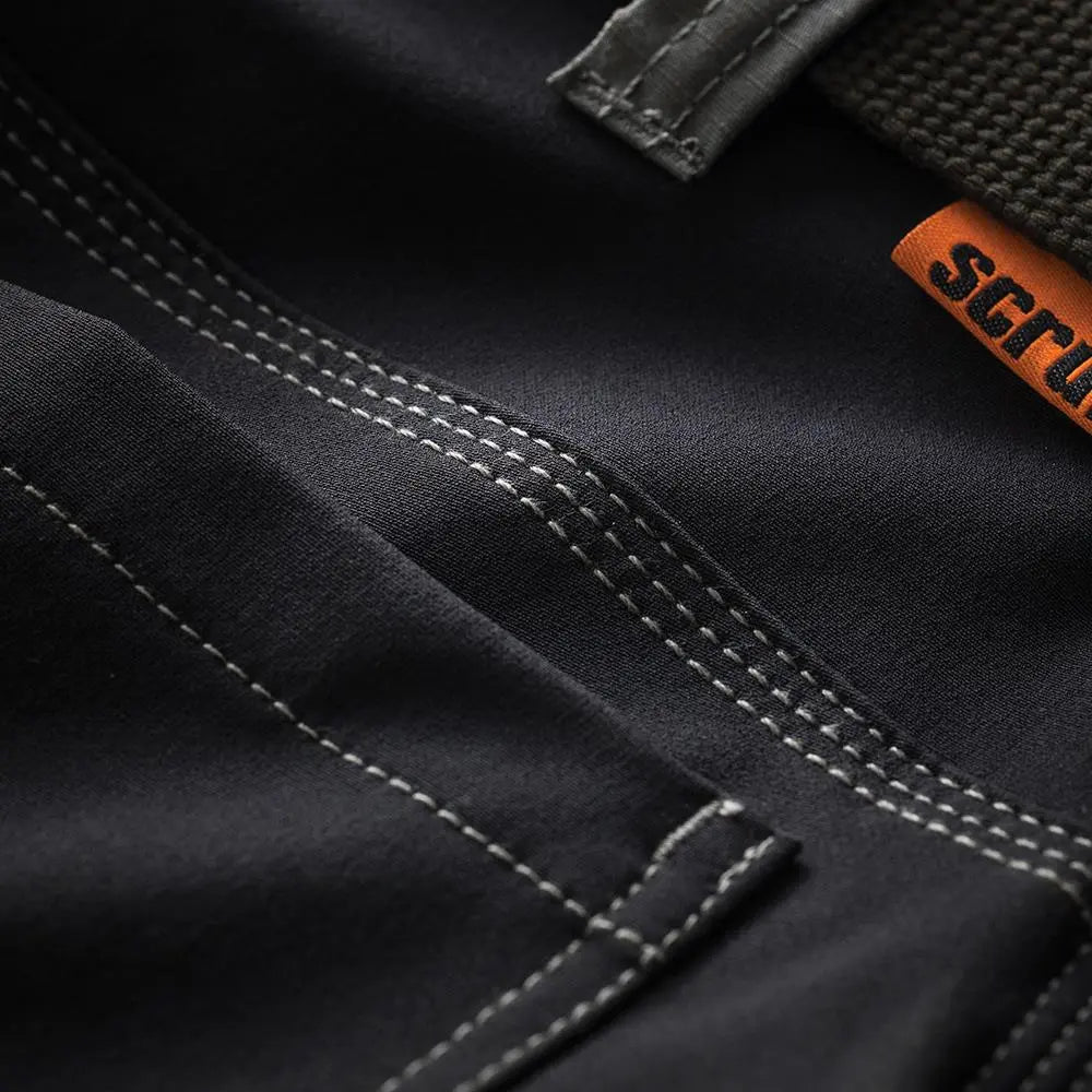 Scruffs Trade Flex Shorts Graphite - Choose Size  White Rose Tools